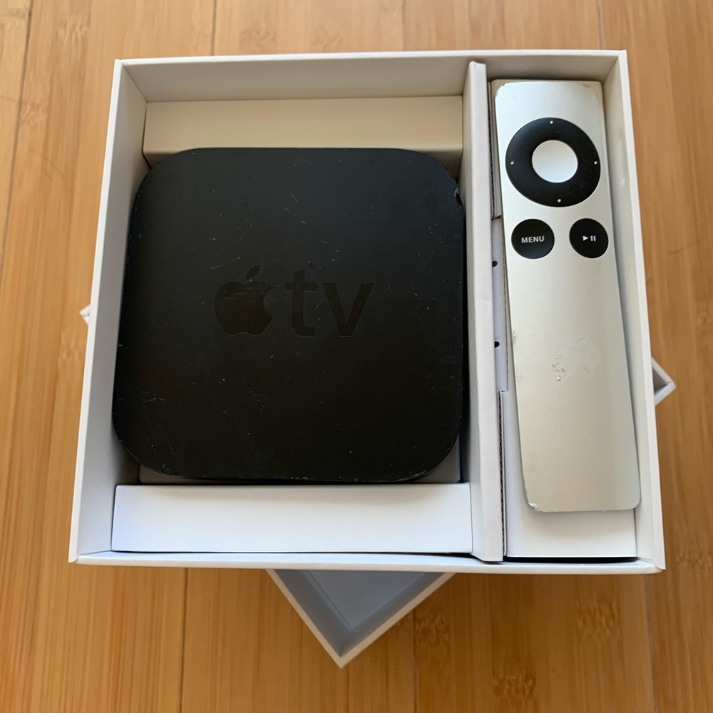 Apple TV with remote